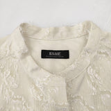 JOURNAL STANDARD L'essage シアージャガードノースリーブシャツ ブラウス 24SS アイボリー ジャーナルスタンダードレサージュ【中古】4-1129S♪
