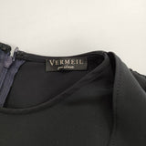 VERMEIL par iena Eポプリン ドレープオールインワン オールインワン ツナギ 23SS ブラック レディース ヴェルメイユパーイエナ【中古】5-0515S∞