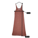 baserange フランス製 SEIRA DRESS 定価29040円 ニット ワンピース ワイン レディース ベースレンジ【中古】5-0702S∞