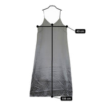 Spick and Span Noble サテンVネックキャミソールワンピース 定価23100円 24SS グレー レディース スピック＆スパン ノーブル【中古】4-1129S♪