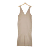 Spick and Span Noble ウールミルドVネックワンピース 定価19800円 サイズ38 23-040-240-7000-3-0 23AW ベージュ レディース スピック＆スパン ノーブル【中古】5-0103T△