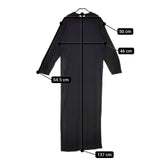 Plage jersey elegant ドレス 定価24200円 ワンピース 23AW ブラック レディース プラージュ【中古】5-0303M∞