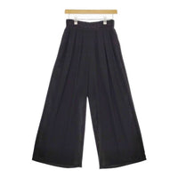 FENNEL ポリエステルイージーワイドパンツ パンツ ブラック レディース フェンネル【中古】5-0316M∞