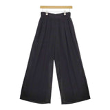 FENNEL ポリエステルイージーワイドパンツ パンツ ブラック レディース フェンネル【中古】5-0316M∞
