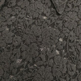 PROVOKE lace shirt レースシャツ ブラウス 長袖シャツ ブラック レディース プロヴォーク【中古】5-0316M∞
