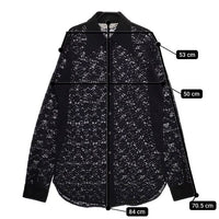 PROVOKE lace shirt レースシャツ ブラウス 長袖シャツ ブラック レディース プロヴォーク【中古】5-0316M∞