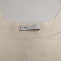 Spick and Span Noble ノースリーブニット タンクトップ オフホワイト レディース スピック＆スパン ノーブル【中古】5-0602S∞