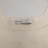 Spick and Span Noble ノースリーブニット タンクトップ オフホワイト レディース スピック＆スパン ノーブル【中古】5-0602S∞