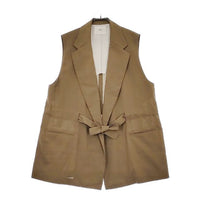 IENA ベルテッドジレ 定価27500円 ベスト 24AW カーキ レディース イエナ【中古】5-0316M∞