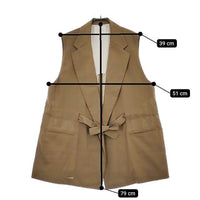 IENA ベルテッドジレ 定価27500円 ベスト 24AW カーキ レディース イエナ【中古】5-0316M∞