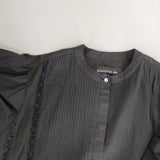 e'ternite' de Soi-e エテルニテドゥソワ レース使いスタンドカラーシャツワンピ ワンピース ブラック レディース【中古】5-0303M∞