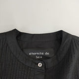 e'ternite' de Soi-e エテルニテドゥソワ レース使いスタンドカラーシャツワンピ ワンピース ブラック レディース【中古】5-0303M∞