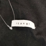 TANG コットンリネン混 ボレロ サイズ38 カーディガン ブラック レディース タング【中古】5-0323M◎