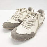 ONITSUKA TIGER SERRANO CL 24cm スニーカー ホワイト グレー レディース オニツカタイガー【中古】5-0210G◎