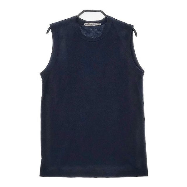 Charpentier de Vaisseau ノースリーブ コットンTシャツ カットソー タンクトップ ネイビー レディース シャルパンティエドゥヴェッソ【中古】5-0515S∞