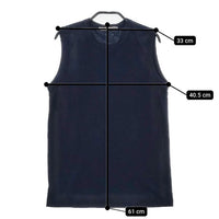 Charpentier de Vaisseau ノースリーブ コットンTシャツ カットソー タンクトップ ネイビー レディース シャルパンティエドゥヴェッソ【中古】5-0515S∞