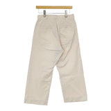 YAECA CHINO CLOTH PANTS STRAIGHT 69652 チノパンツ ベージュ レディース ヤエカ【中古】5-0222G∞