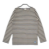 ORCIVAL バスクシャツ ボーダー フランス製 長袖Ｔシャツ カットソー ロンＴ オフホワイト ネイビー レディース オーシバル/オーチバル【中古】5-0222M∞