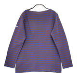 ORCIVAL バスクシャツ ボーダー フランス製 長袖Ｔシャツ カットソー ロンＴ ブラウン ブルー レディース オーシバル/オーチバル【中古】5-0222M∞