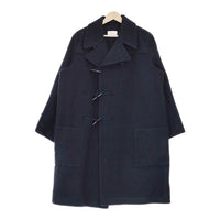 CIOTA 新品 Duffle Coat サイズ5 COLM-118 定価110000円 スビンコットン メルトン ダッフルコート ネイビー メンズ シオタ【中古】4-1201A♪