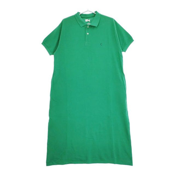 CIOTA 新品 定価 Polo Shirts Dress（drop tail）CSLM-130-WP 定価27500円 半袖 ワンピース グリーン レディース シオタ【中古】5-0421S∞