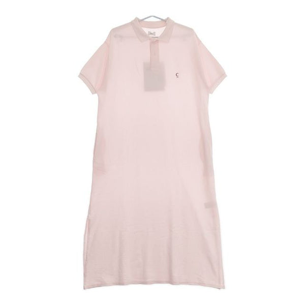 CIOTA 新品 定価 Polo Shirts Dress（drop tail）CSLM-130-WP 定価27500円 半袖半袖 ワンピース ピンク レディース シオタ【中古】5-0421S∞
