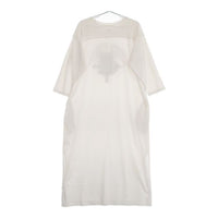 CIOTA 新品 Football 3/4 Sleeve T-Shirts Dress CSLM-125-WP 定価27500円 七分袖 ワンピース オフホワイト レディース シオタ【中古】5-0421M∞