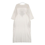 CIOTA 新品 Football 3/4 Sleeve T-Shirts Dress CSLM-125-WP 定価27500円 七分袖 ワンピース オフホワイト レディース シオタ【中古】5-0421M∞