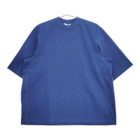kontor 新品 WIDE MOCK-NECK T-SHIRT 定価22000円 インディゴ 2 半袖Ｔシャツ カットソー ブルー メンズ コントール【中古】5-0503S∞