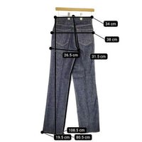 AURALEE 新品 HARD TWIST DENIM 5P PANTS 26 定価29700円 A00P02DM センタープレス デニムパンツ ネイビー レディース オーラリー【中古】5-0203G∞