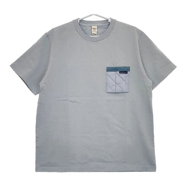 Jackman/LAVENHAM 新品 キルティングポケット 定価13200円 L 半袖Ｔシャツ カットソー ライトブルー メンズ ジャックマン/ラベンハム【中古】5-0503S∞