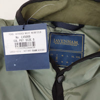 LAVENHAM 新品 LV5009 PACKABLE GATHERED WAIST MICKFILD サイズS 定価37400円 パッカブル ベスト カーキ メンズ ラベンハム【中古】4-1210M♪