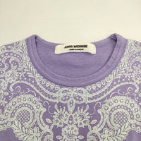 COMME des GARCONS JUNYA WATANABE プリント 製品染め 半袖Ｔシャツ カットソー AD2006 パープル レディース コムデギャルソンジュンヤワタナベ【中古】5-0515S∞