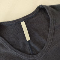 NO CONTROL AIR コットンモダール 長袖Ｔシャツ カットソー ロンＴ ネイビー レディース ノーコントロールエアー【中古】5-0120M∞