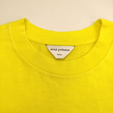 mina perhonen choucho EV0520 サイズS 刺繍 半袖Ｔシャツ カットソー イエロー レディース ミナペルホネン【中古】5-0515S∞