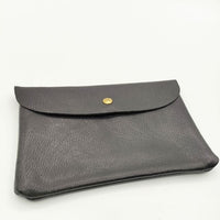 CLASKA MARINEDAY POUCH WALLET mini 小銭入れあり レザー 二つ折り財布 ブラック レディース クラスカ【中古】5-0306G∞