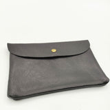 CLASKA MARINEDAY POUCH WALLET mini 小銭入れあり レザー 二つ折り財布 ブラック レディース クラスカ【中古】5-0306G∞