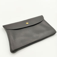 CLASKA MARINEDAY POUCH WALLET mini レザー 小銭入れあり 二つ折り財布 ブラック レディース クラスカ【中古】5-0306G∞