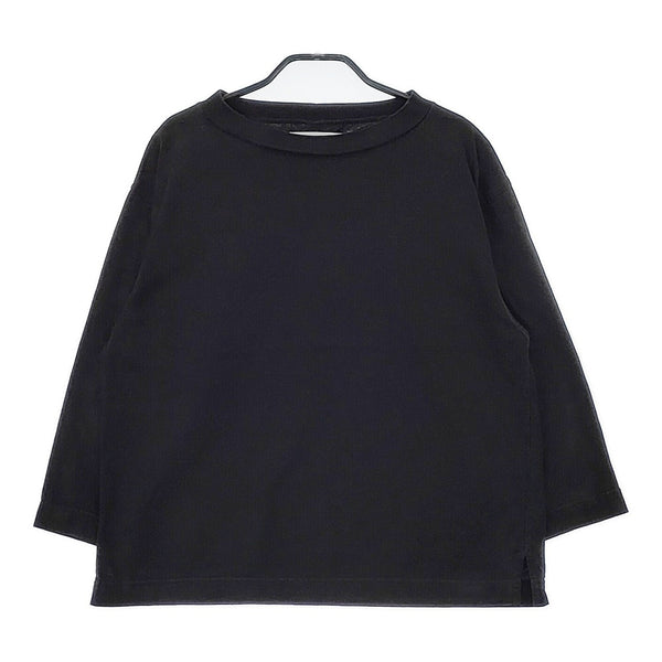 MHL. 595-0169506 LIGHT COTTON JERSEY  Ｔシャツ カットソー ブラック レディース エムエイチエル【中古】5-0412M△