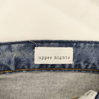 upper hights THE LADY 280279 スキニー  ダメージ加工 カットオフ ジーンズ デニムパンツ ブルー レディース アッパーハイツ【中古】5-0120G∞