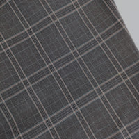 Morris&Sons ウール混 チェック イージーパンツ サイズ1 パンツ チャコールグレー ピンク レディース モリスアンドサンズ【中古】4-1216T△