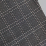 Morris&Sons ウール混 チェック イージーパンツ サイズ1 パンツ チャコールグレー ピンク レディース モリスアンドサンズ【中古】4-1216T△
