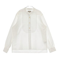 MARGARET HOWELL 578-6153002 DENSE SHIRTING COTTON SHIRTS コットン 長袖シャツ ホワイト レディース マーガレットハウエル【中古】5-0226M∞