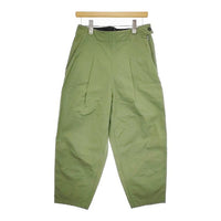 MHL. 595-3243504 DRY NATURAL COTTON CANVAS パンツ 23AW カーキ レディース エムエイチエル【中古】5-0120G∞