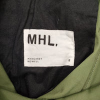 MHL. 595-3243504 DRY NATURAL COTTON CANVAS パンツ 23AW カーキ レディース エムエイチエル【中古】5-0120G∞