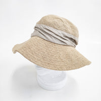 mature ha jute drape hat ジュートドレープハット ジュート ラミー 帽子 ハット ベージュ レディース マチュアーハ【中古】5-0526M◎