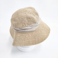 mature ha jute drape hat ジュートドレープハット ジュート ラミー 帽子 ハット ベージュ レディース マチュアーハ【中古】5-0526M◎