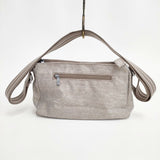 Kipling 新品 キーホルダー付き ショルダーバッグ ベージュ Denim coffee レディース キプリング【中古】5-0802G∞
