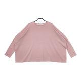 SLOBE IENA Vis/Peビッグプルオーバー 定価9900円 ニットソー 長袖Ｔシャツ カットソー ロンＴ 23SS ピンク レディース スローブイエナ【中古】5-0226M∞