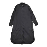 YAECA WRITE LONG SHIRT ONEPIECE ロングシャツワンピース 98104 ワンピース ブラック レディース ヤエカ【中古】5-0625M∞
